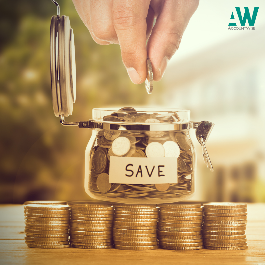 A piggy bank representing savings income