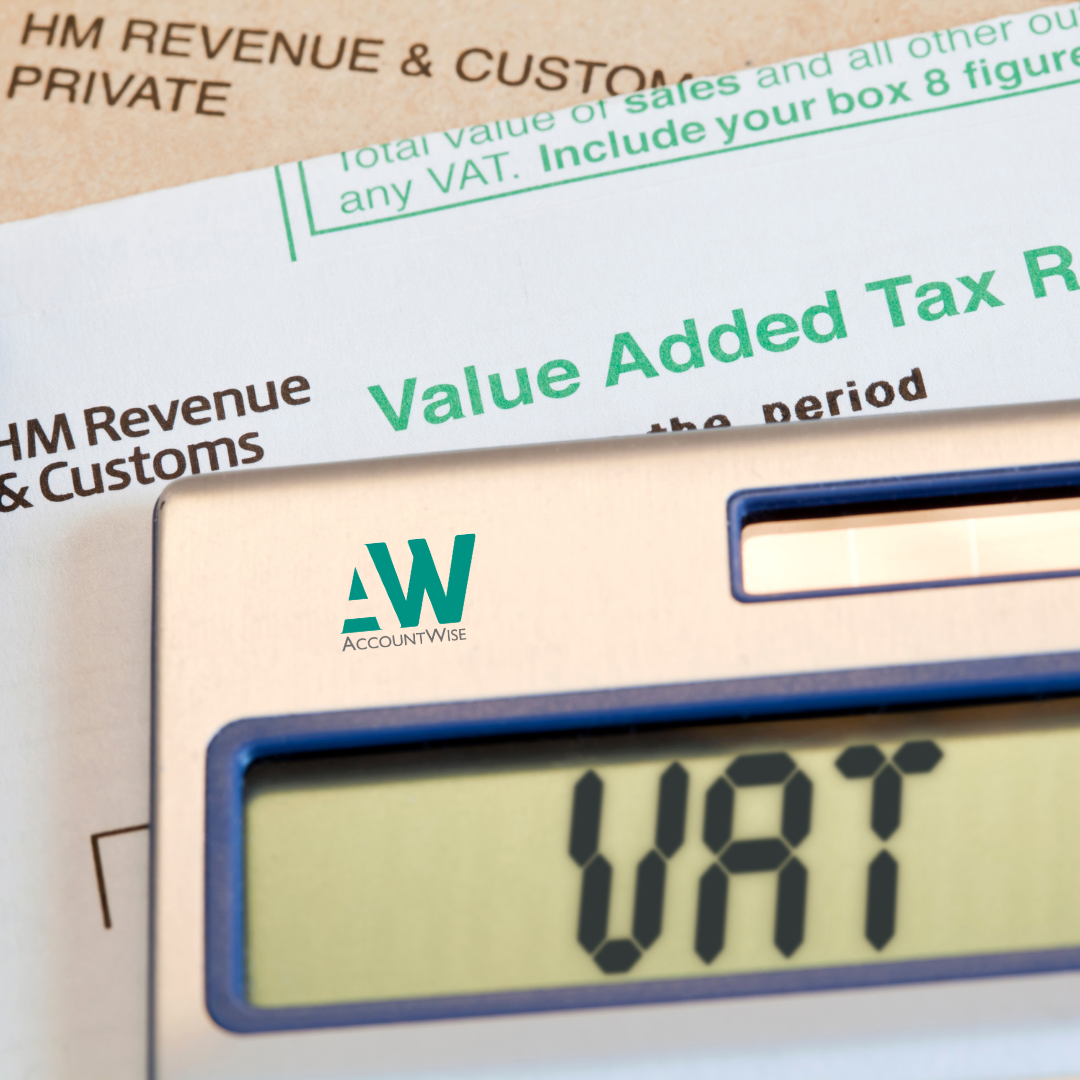 A form showing someone registering for VAT
