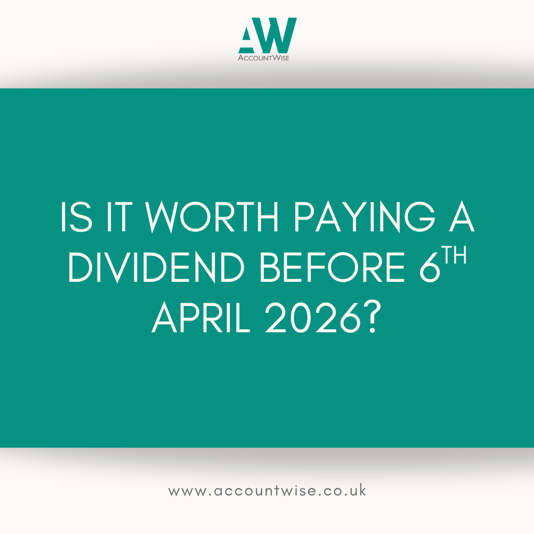 Taking a dividend before 6 April 2026